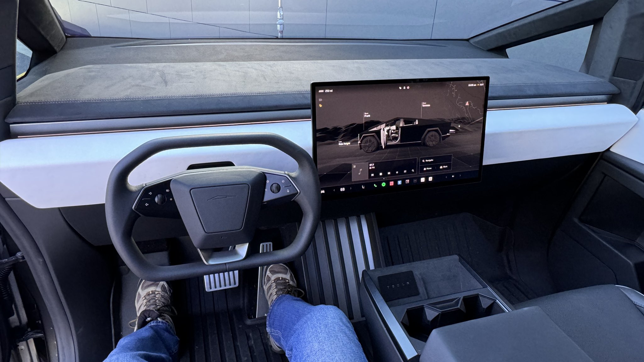 Tesla Cybertruck interior